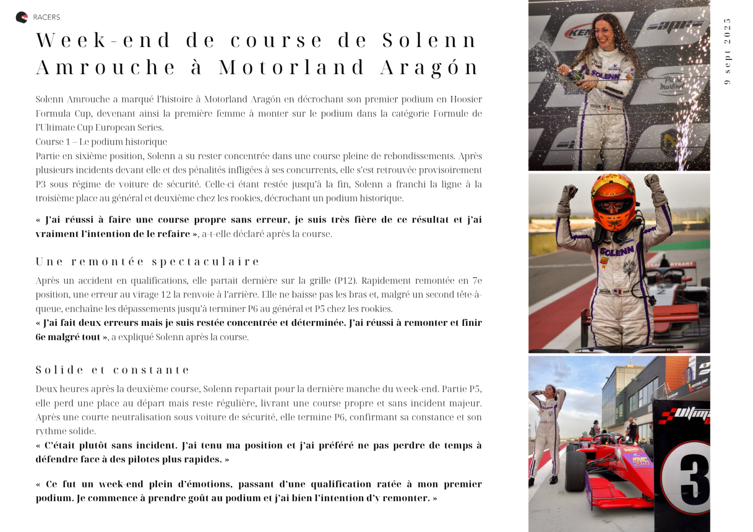 White Modern Minimalist Magazine Interview Article Page A4